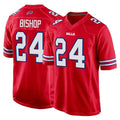 harde B.Bills #24 Cole Bishop Player Red Home Game Stitched Jerseys