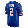 harde B.Bills #2 D.J. Moore Royal Game Stitched Jerseys