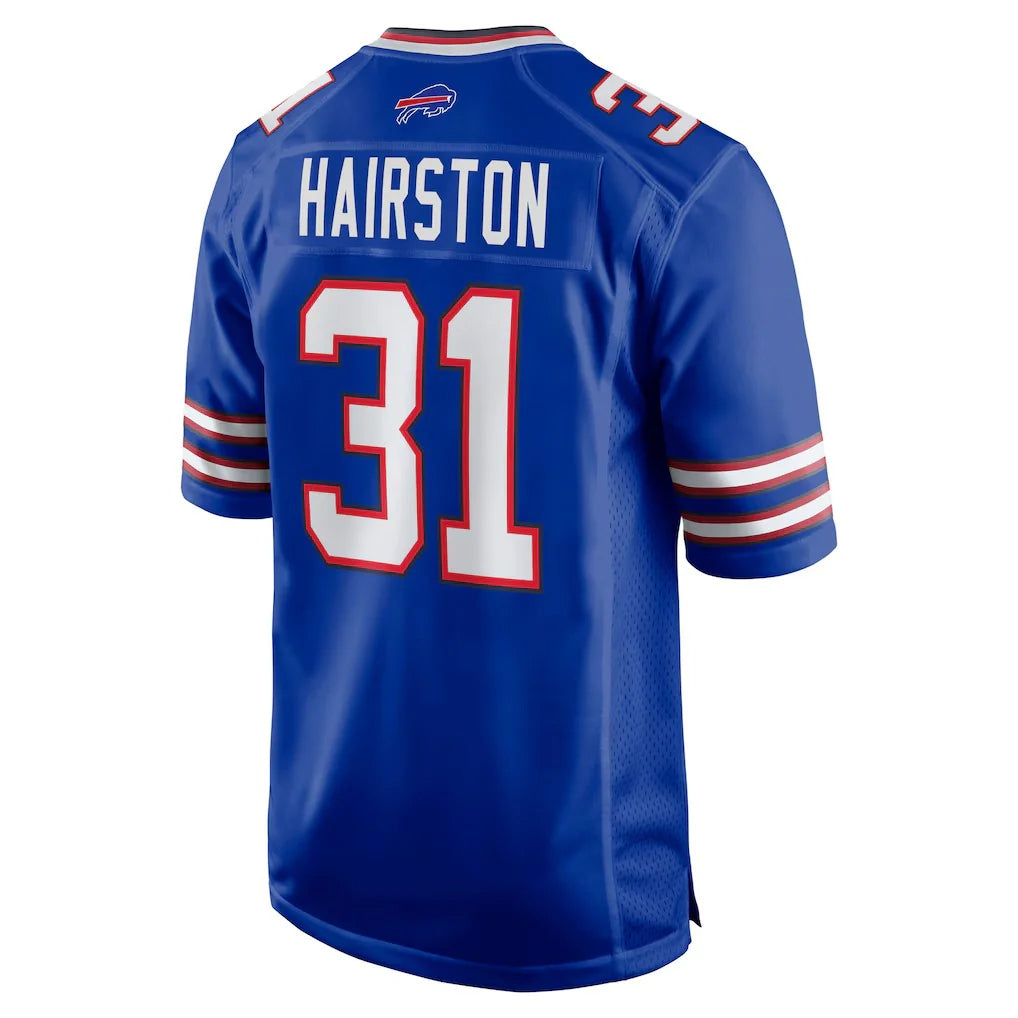 harde B.Bills #31 Maxwell Hairston Player Royal Home Game Stitched Jerseys