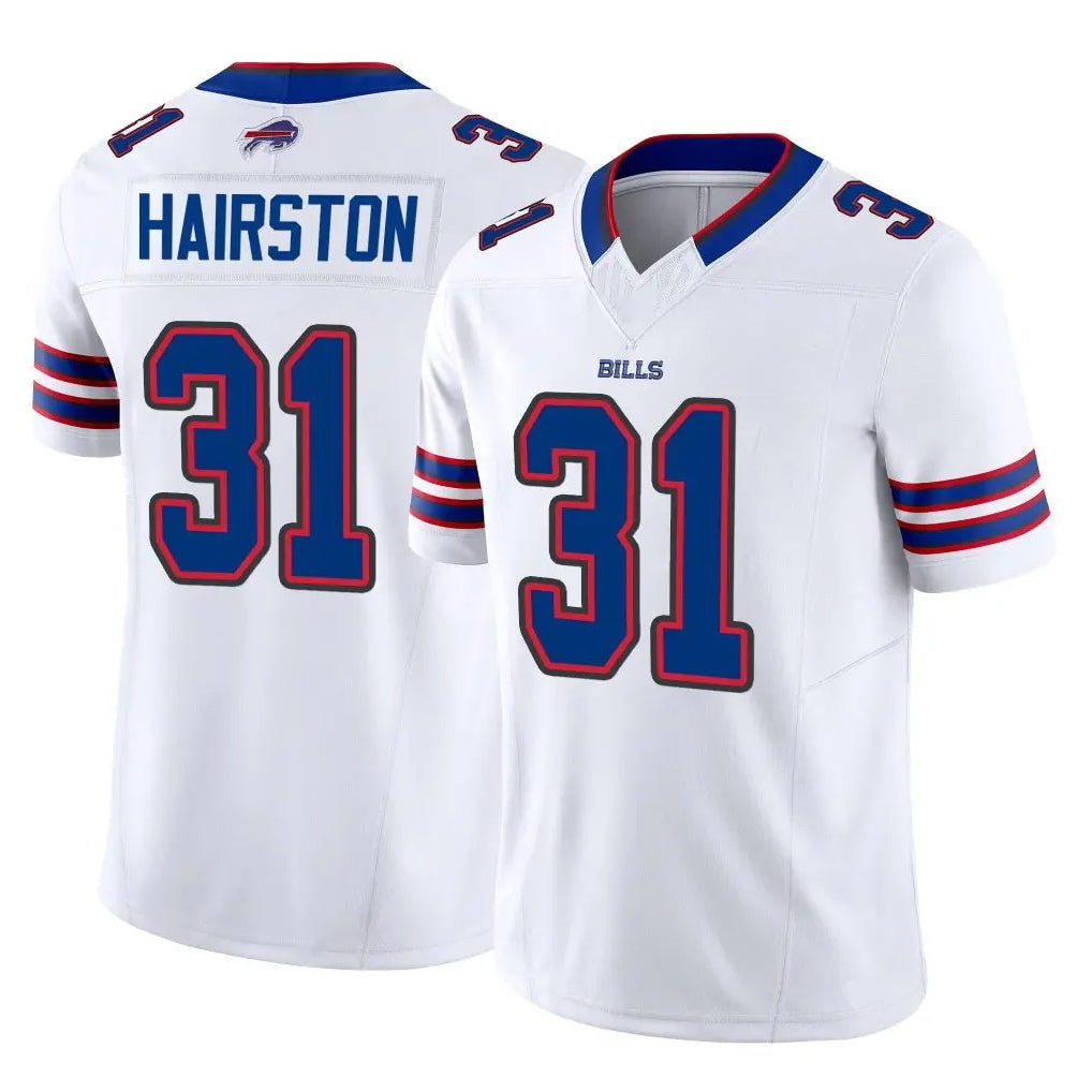 harde B.Bills #31 Maxwell Hairston Player White Vapor F.U.S.E. Limited Home Game Stitched Jerseys