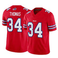 harde B.Bills #34 Thurman Thomas Player Red Vapor F.U.S.E. Limited Home Game Stitched Jerseys