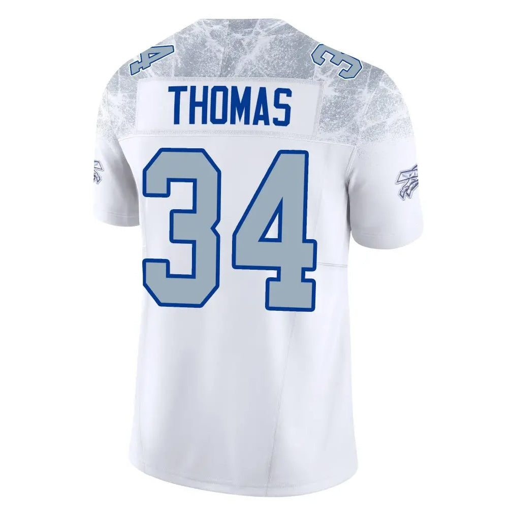 harde B.Bills #34 Thurman Thomas Player White Rivalries Collection Vapor Limited Stitched Jerseys