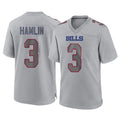harde B.Bills #3 Damar Hamlin Player Gray Home Game Stitched Jerseys