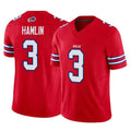 harde B.Bills #3 Damar Hamlin Player Red Vapor F.U.S.E. Jersey Limited Home Game Stitched Jerseys