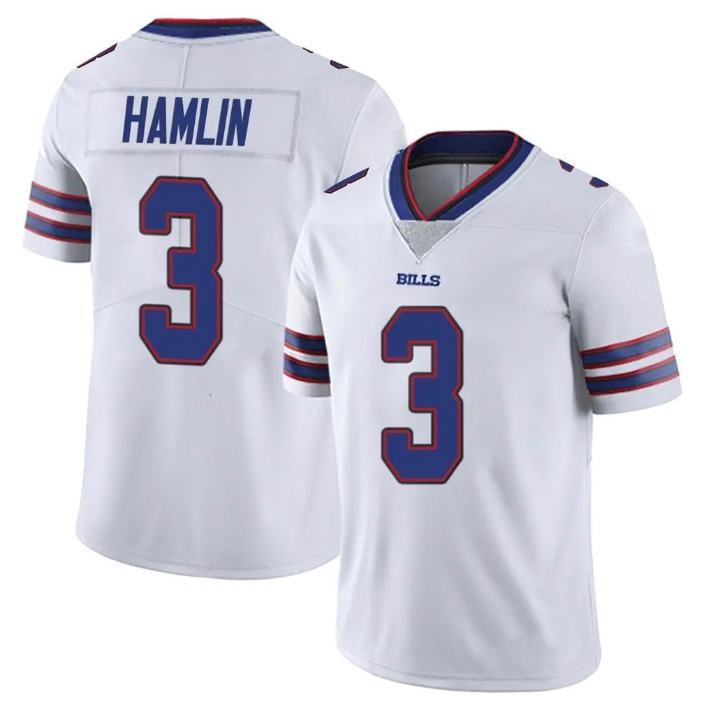 harde B.Bills #3 Damar Hamlin Player White Vapor Untouchable Limited Stitched Jerseys