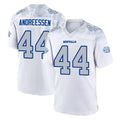 harde B.Bills #44 Joe Andreessen Player White Rivalries Collection Stitched Jerseys