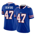 harde B.Bills #47 Christian Benford Player Royal Vapor F.U.S.E. Limited Home Game Stitched Jerseys