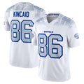 harde B.Bills #86 Dalton Kincaid Player White Rivalries Collection Vapor Limited Stitched Jerseys