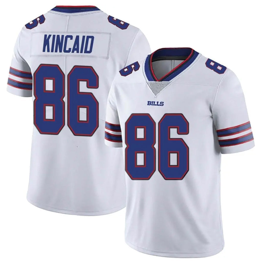 harde B.Bills #86 Dalton Kincaid Player White Vapor F.U.S.E. Limited  Stitched Jerseys