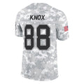 harde B.Bills #88 Dawson Knox Player Arctic Camo Salute to Service Limited Stitched Jerseys