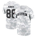 harde B.Bills #88 Dawson Knox Player Arctic Camo Salute to Service T-Shirt Hoodies Stitched Jerseys