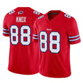 harde B.Bills #88 Dawson Knox Player Red Vapor F.U.S.E. Limited Home Game Stitched Jerseys