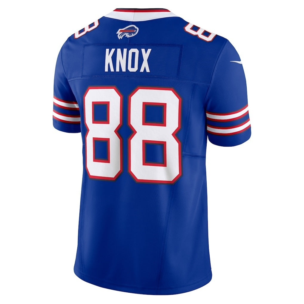 harde B.Bills #88 Dawson Knox Royal Vapor F.U.S.E. Limited Stitched Jerseys