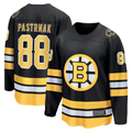 harde B.Bruins #88 David Pastrnak Black Home Breakaway Player Stitched Jerseys