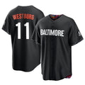 harde B.Orioles #11 Jordan Westburg Player Black City Connect Home Game Stitched Jerseys