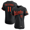 harde B.Orioles #11 Jordan Westburg Player Black Limited Elite Home Game Stitched Jerseys