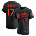 harde B.Orioles #17 Colton Cowser Player Black Limited Elite Home Game Stitched Jerseys