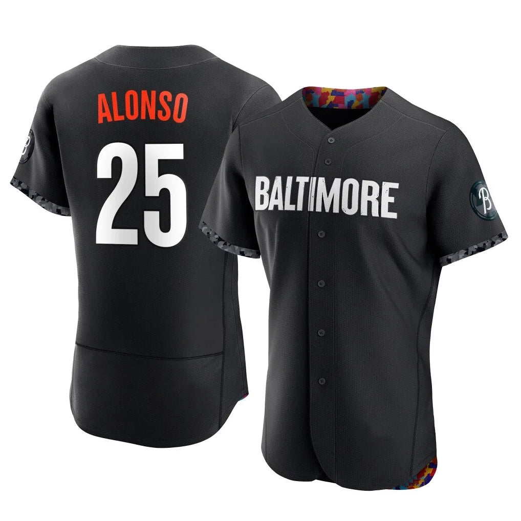 harde B.Orioles #25 Pete Alonso Player Black City Connect Limited Elite Home Game Stitched Jerseys