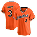 harde B.Orioles #3 Taylor Ward Player Orange T-shirt Limited Home Game Stitched Jerseys