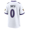 harde B.Ravens #0 Roquan Smith White Game Stitched Jerseys