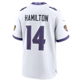 harde B.Ravens #14 Ravens Kyle Hamilton White Game Stitched Jerseys