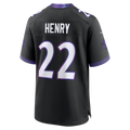 harde B.Ravens #22 Derrick Henry Black Alternate Game Stitched Jerseys