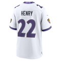 harde B.Ravens #22 Derrick Henry White Game Stitched Jerseys