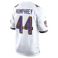 harde B.Ravens #44 Marlon Humphrey Player White Alternate Home Game Stitched Jerseys