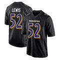 harde B.Ravens #52 Ray Lewis Player Black Carbon Fashion Home Stitched Jerseys
