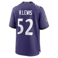 harde B.Ravens #52 Ray Lewis Purple Team Retired Player Game Stitched Jerseys