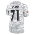 harde B.Ravens #71 Olaivavega Ioane Player Arctic Camo Salute to Service Limited Stitched Jerseys