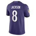 harde B.Ravens #8 Lamar Jackson Purple Team Vapor F.U.S.E. Stitched Limited Jerseys