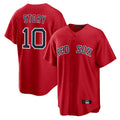 harde B.Red Sox #10 Trevor Story Player Red Home Game Stitched Jerseys