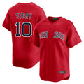 harde B.Red Sox #10 Trevor Story Player Red Limited Home Game Stitched Jerseys