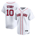 harde B.Red Sox #10 Trevor Story Player White Limited Home Game Stitched Jerseys
