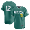 harde B.Red Sox #12 Connor Wong Player Green City Connect Limited Home Game Stitched Jerseys