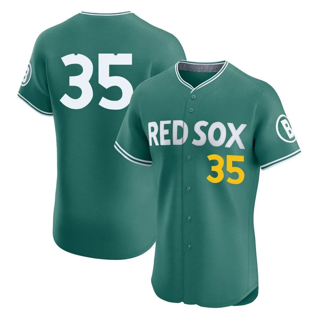 harde B.Red Sox #35 Garrett Crochet Player Green City Connect Limited Elite Home Game Stitched Jerseys