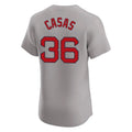 harde B.Red Sox #36 Triston Casas Player Gray Road Limited Elite Home Game Stitched Jerseys