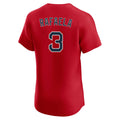 harde B.Red Sox #3 Ceddanne Rafaela Player Red Limited Elite Home Game Stitched Jerseys