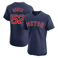 harde B.Red Sox #52 Wilyer Abreu Player Navy Limited Elite Home Game Stitched Jerseys