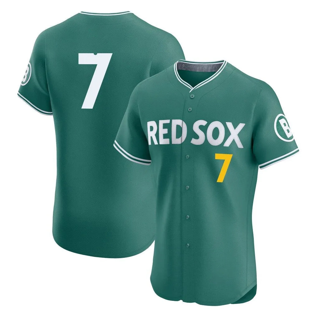 harde B.Red Sox #7 Masataka Yoshida Player Green City Connect Limited Elite Home Game Stitched Jersey