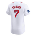 harde B.Red Sox #7 Masataka Yoshida Player White Limited Elite Home Game Stitched Jerseys