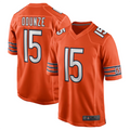 harde C.Bears #15 Rome Odunze Orange Player Game Stitched Jerseys