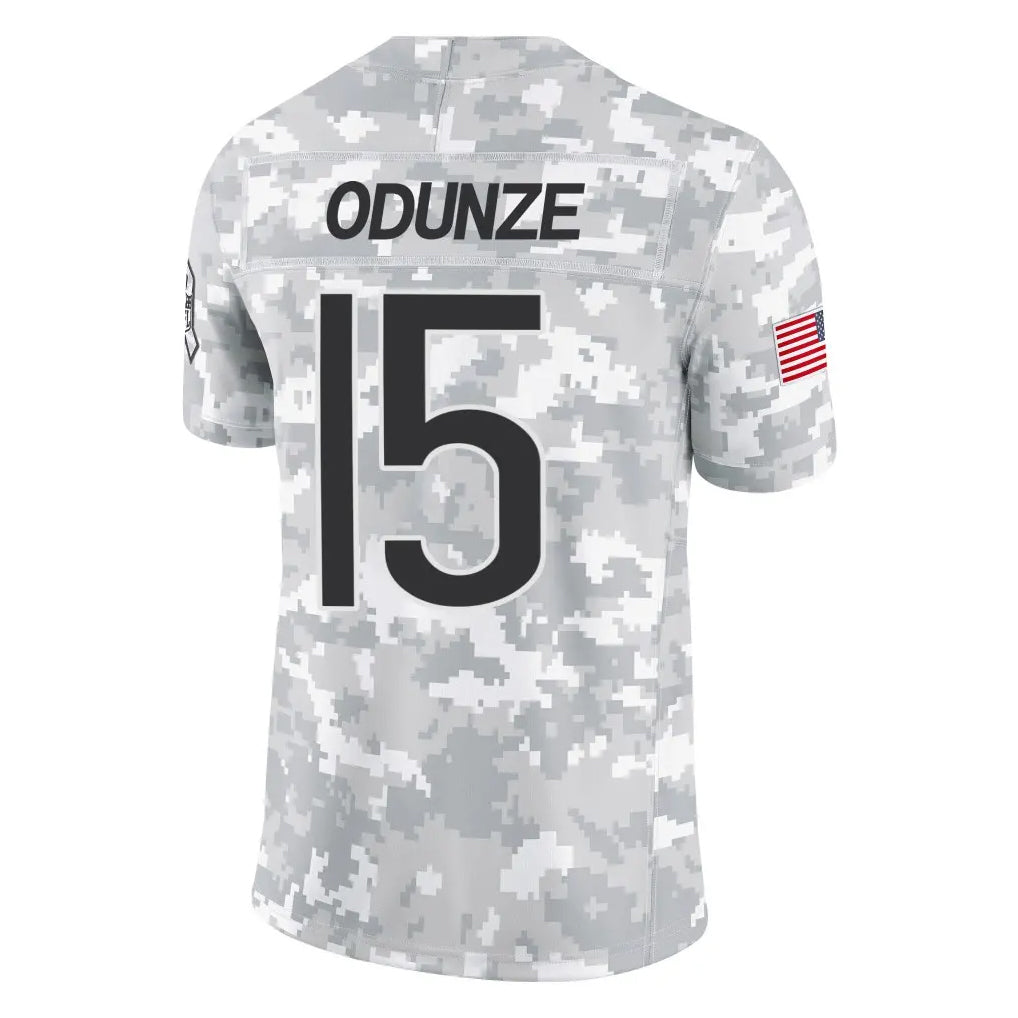 harde C.Bears #15 Rome Odunze Player Arctic Camo Salute to Service Limited Stitched Jerseys