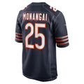 harde C.Bears #25 Kyle Monangai Navy Team Game Stitched Jerseys