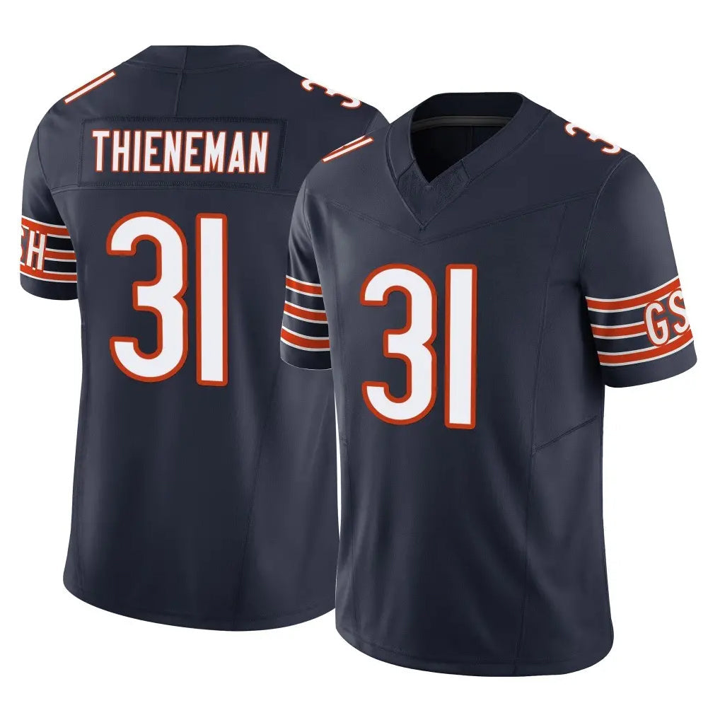 harde C.Bears #31 Dillon Thieneman Player Navy Vapor F.U.S.E. Limited Home Game Stitched Jerseys