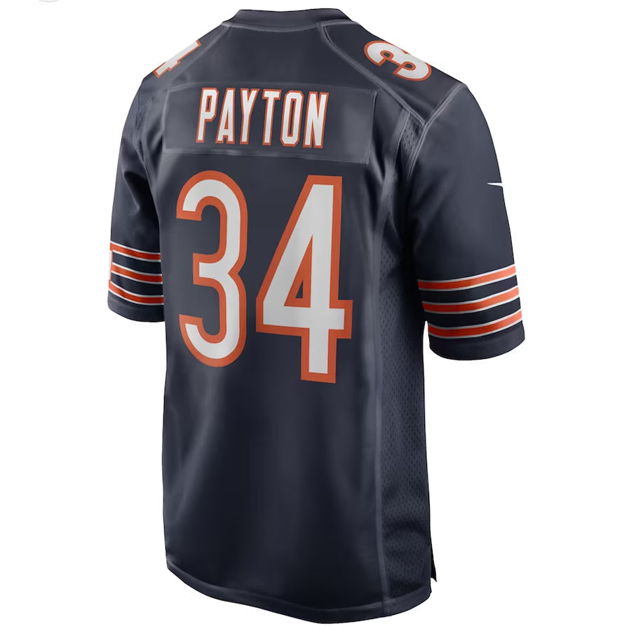 harde C.Bears #34 Walter Payton Player Navy Home Game Stitched Jerseys