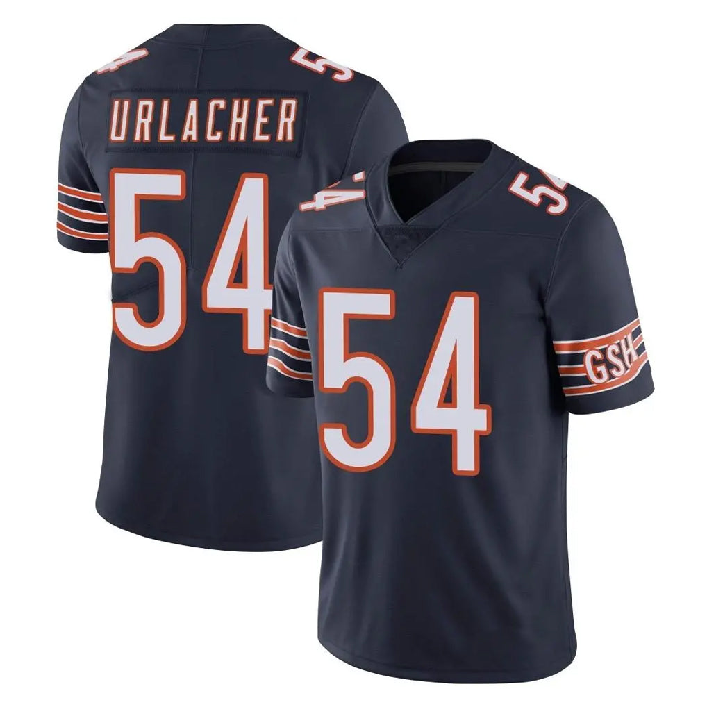 harde C.Bears #54 Brian Urlacher Player Navy Vapor Untouchable Limited Home Game Stitched Jerseys