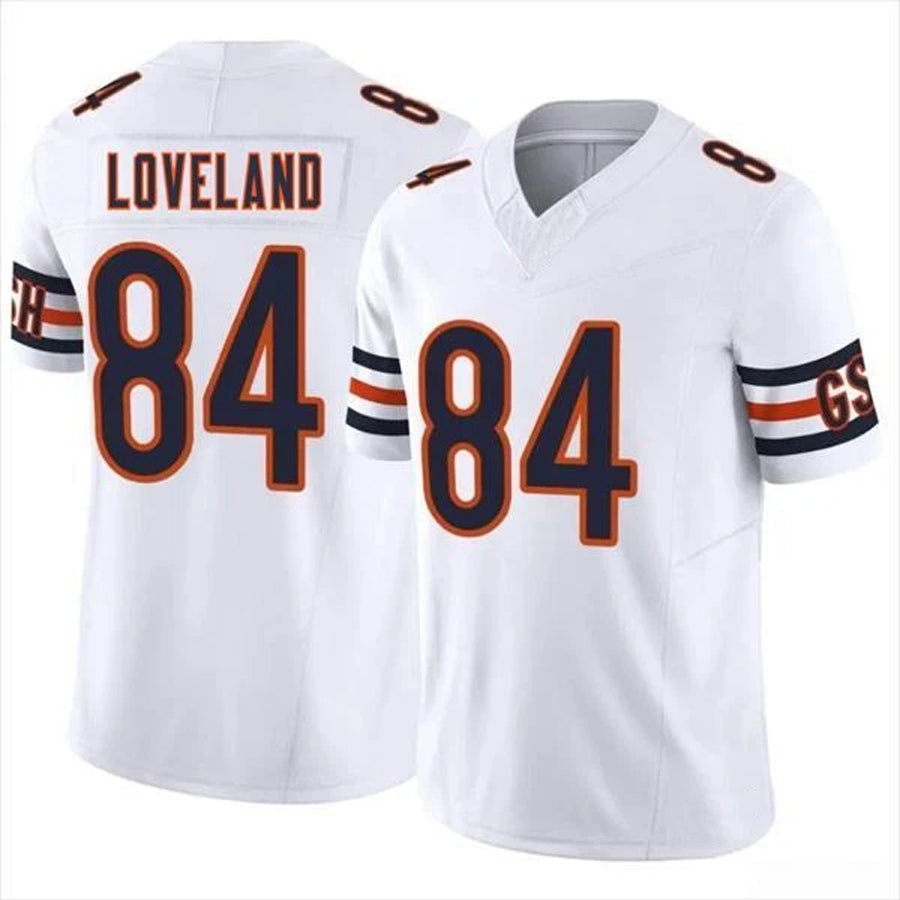 harde C.Bears #84 Colston Loveland Player F.U.S.E. Limited White Game  Stitched Jerseys