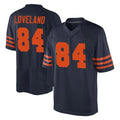 harde C.Bears #84 Colston Loveland Player Navy Blue Alternate Game Stitched Jerseys